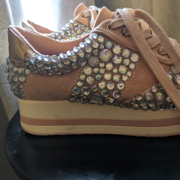 Custom Rhinestone Festival Shoes - 8 - Picture 3 of 7